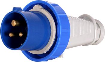 Силовая вилка E.NEXT 2P+PE 16А 250 В переносная IP67 Синий (3624-337) - фото 3 Силовая вилка E.NEXT 2P+PE 16А 250 В переносная IP67 Синий (3624-337) - фото 3
