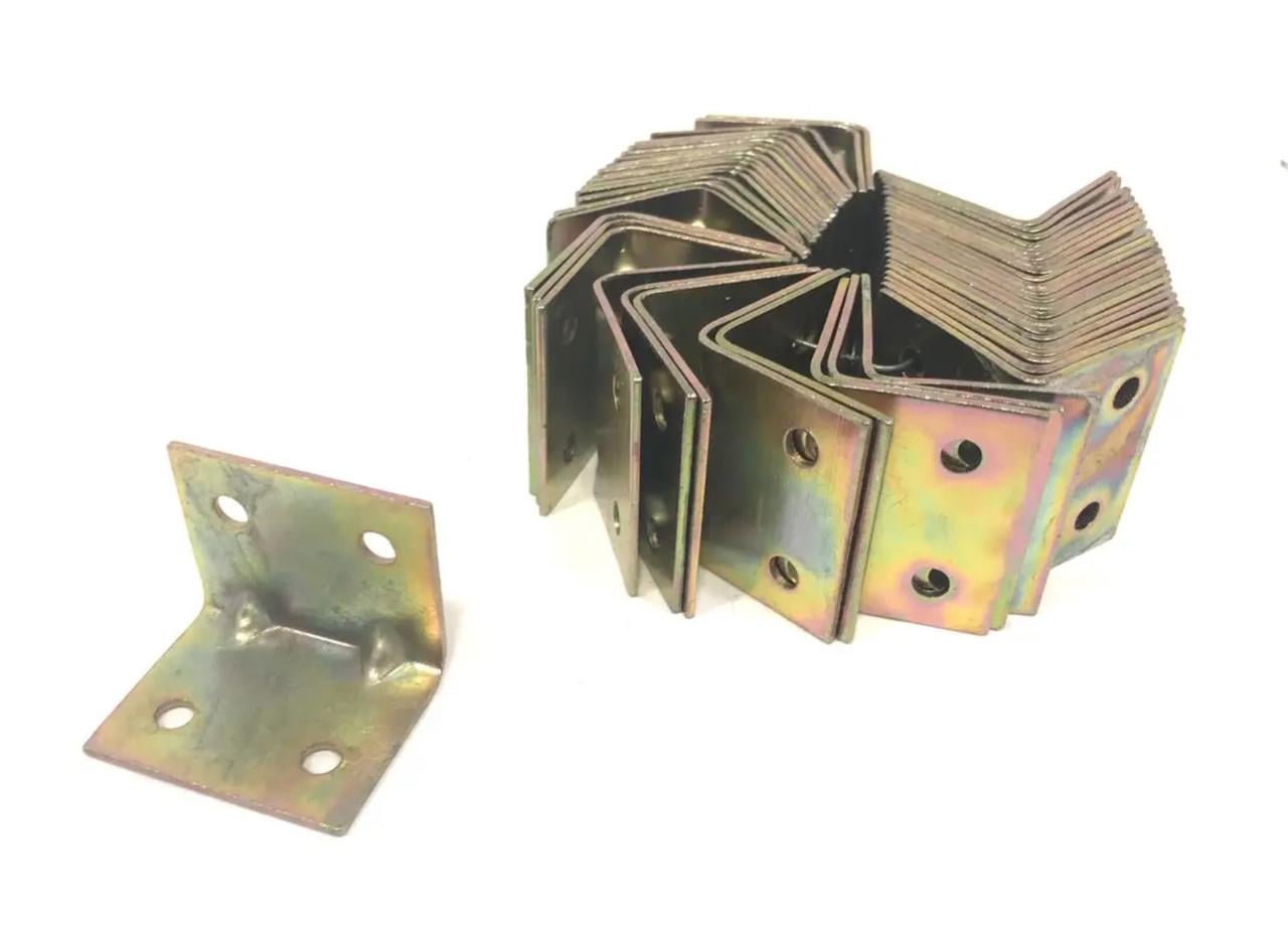 Куточок кріпильний №37 рівний оцинкований 25х25х35 мм 1-1,2 мм (1840058557)