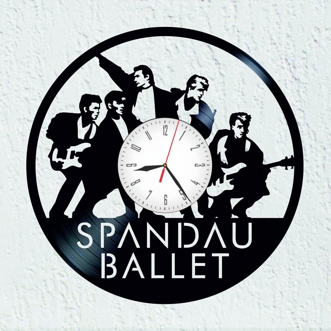Часы настенные Spandau Ballet 2260 из виниловой пластинки