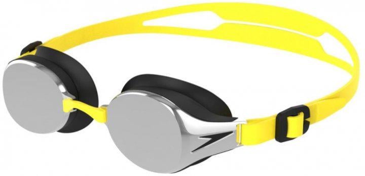 Очки для плавания Speedo HYDROPURE MIRROR GOG AU Желтый/Серебряный (Уни OSFM 8-12671F277)