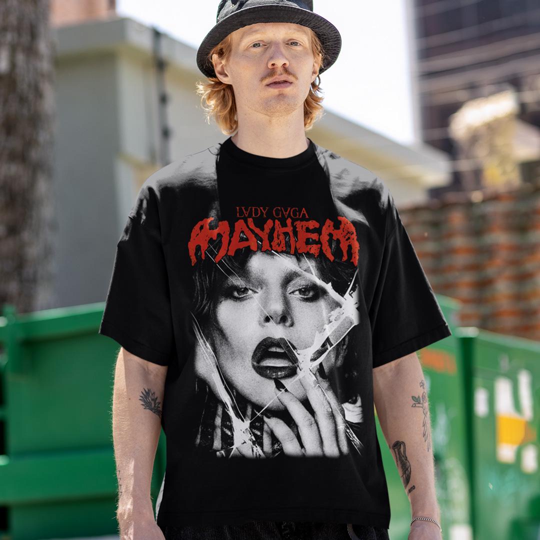 Футболка унисекс Lady Gaga Mayhem XS Черный (0000012371)