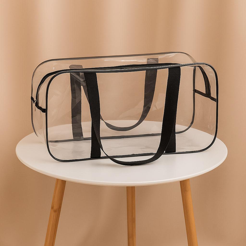 Сумка в роддом с усиленными ручками XXL 65х35х30 см Черный (1833073741)