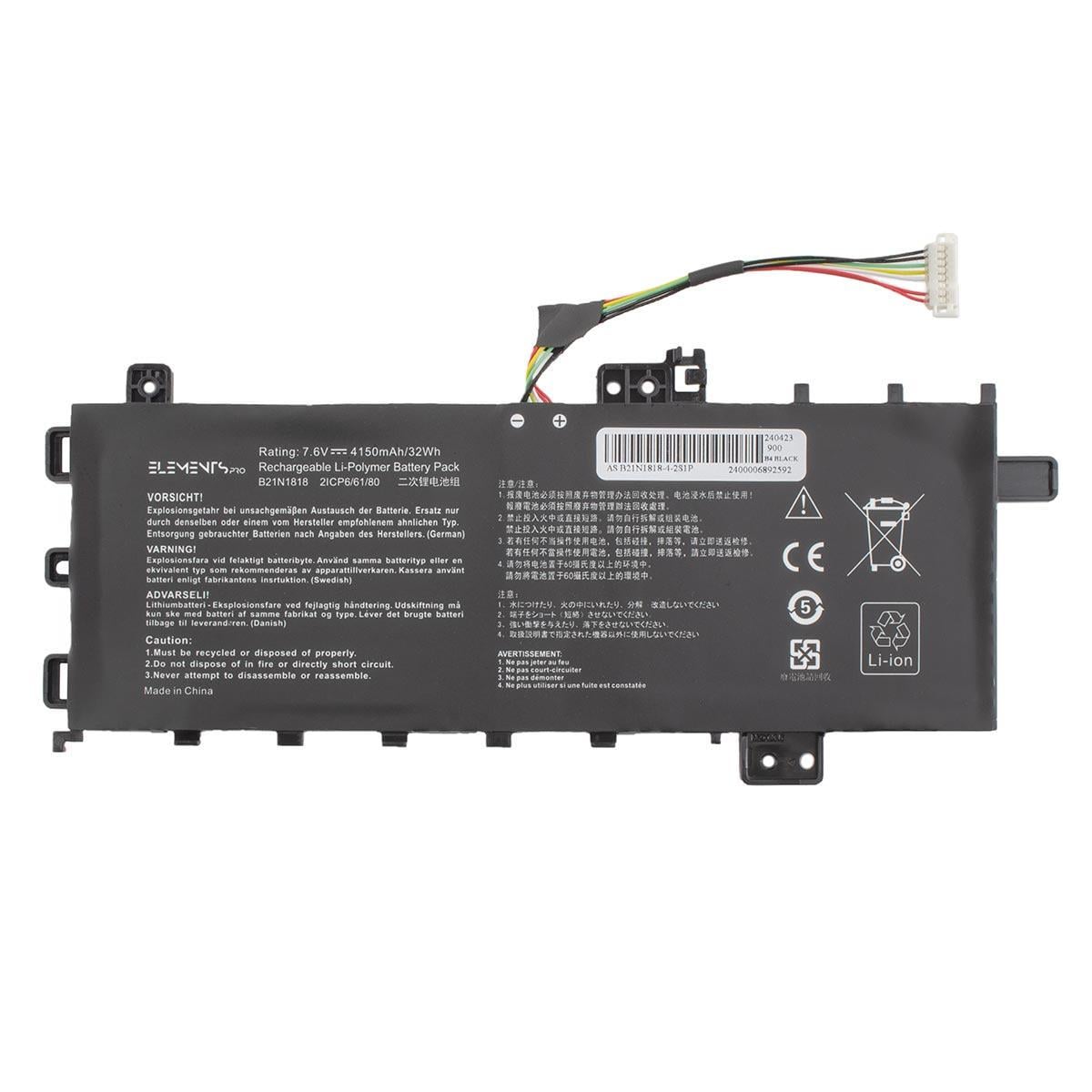 Аккумулятор для ноутбука Asus B21N1818 (4176009)