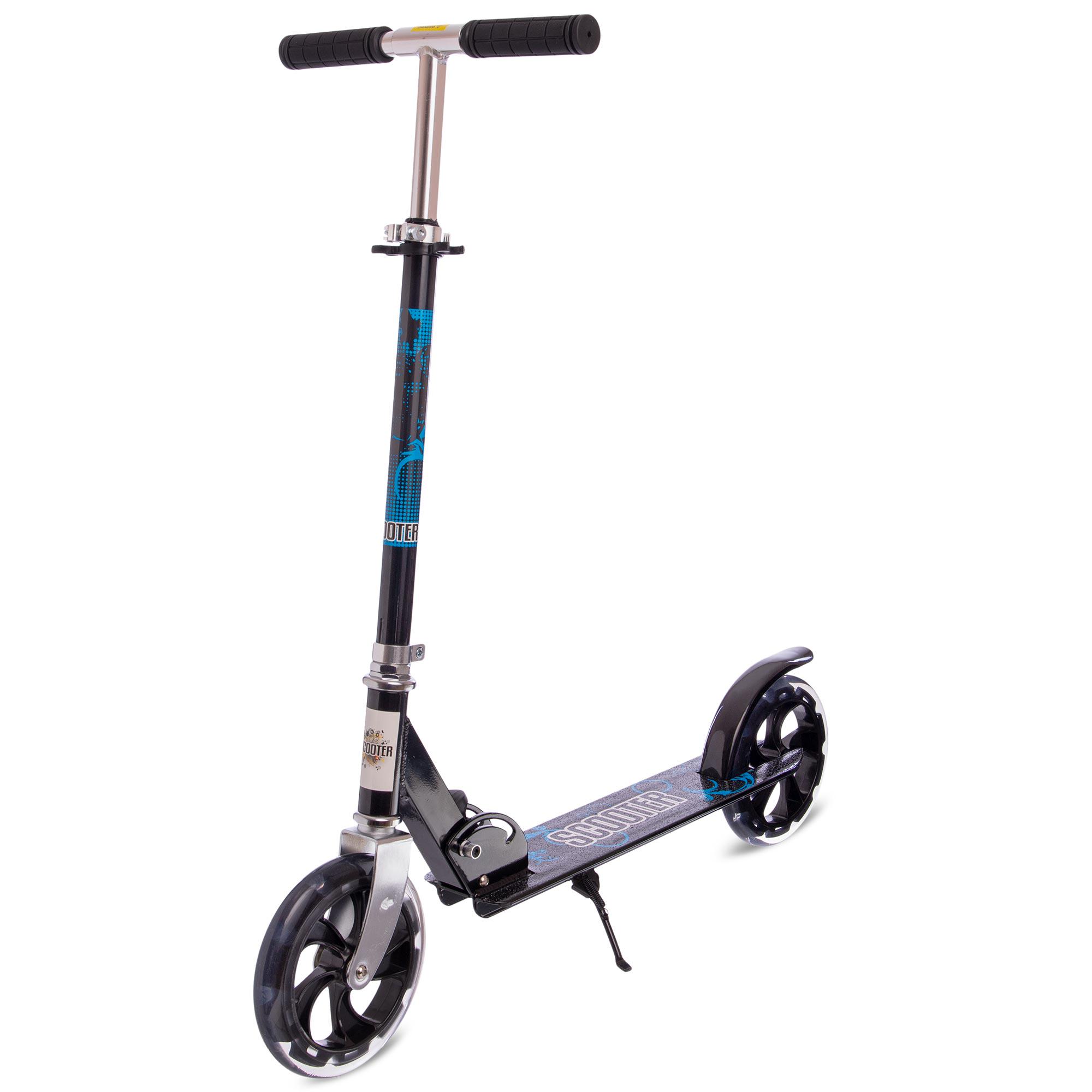 Самокат двухколесный XINZ SCOOTER Черный (DG-109-B)