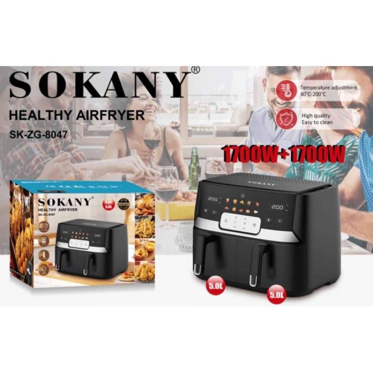 Мультипечь Sokany SK-ZG-8047 1700+1700 Вт 5+5 л - фото 4