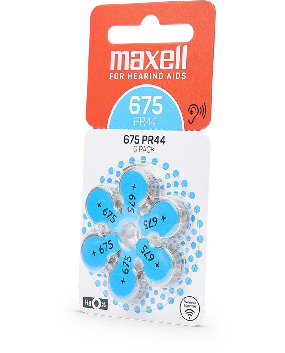 Батарейка для слухового аппарата Maxell PR44 6BS ZINC AIR (585113) - фото 2 Батарейка для слухового аппарата Maxell PR44 6BS ZINC AIR (585113) - фото 2