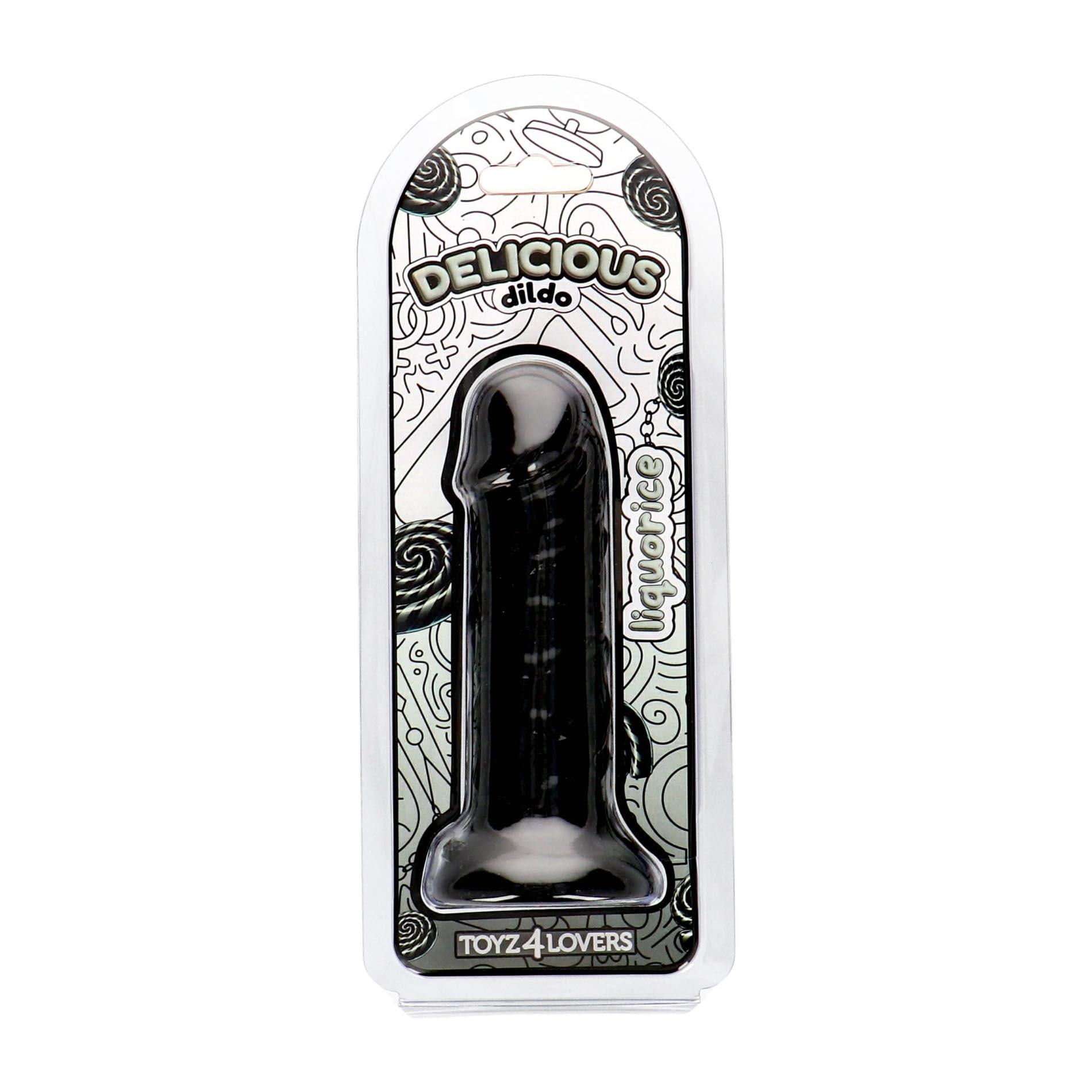 Фаллоимитатор с ароматом лакрицы Toyz4lovers Delicious Dildo Liquorice 15 см