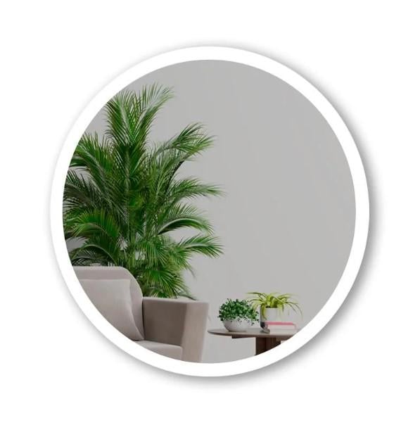 Зеркало Amor LED с облегченным корпусом 600x600 мм (12788390)