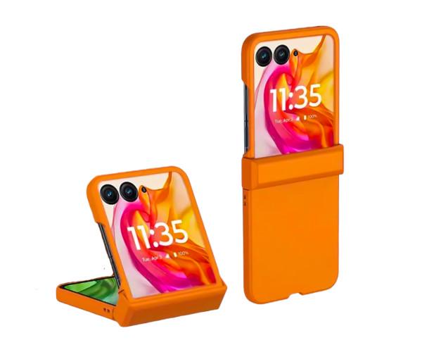 Чохол накладка Omeve Shockproof для Motorola Razr 50 Ultra / Razr+ 2024 Оранжевий