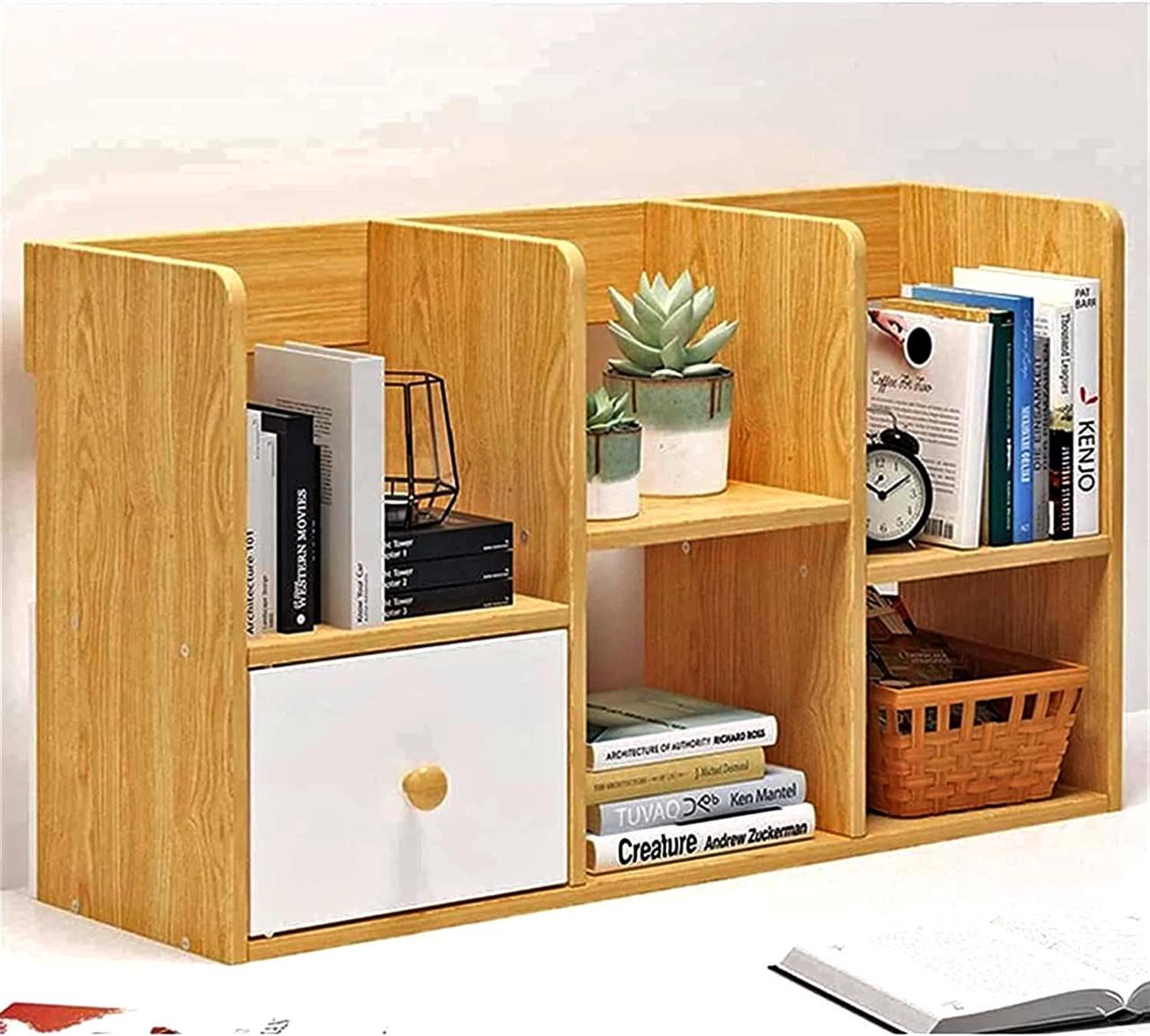 Полиця-надбудова настільна з дерева Алізора каррі (АКД-008103)