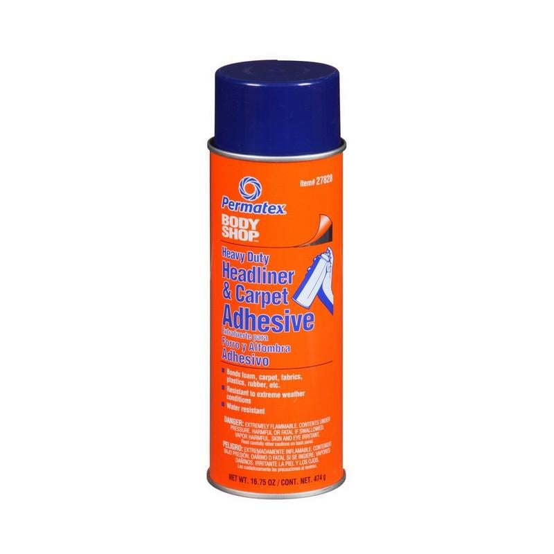 Клей-спрей высокопрочный Permatex Body Shop Heavy Duty Headliner and Carpet Adhesive 474 г (27828)