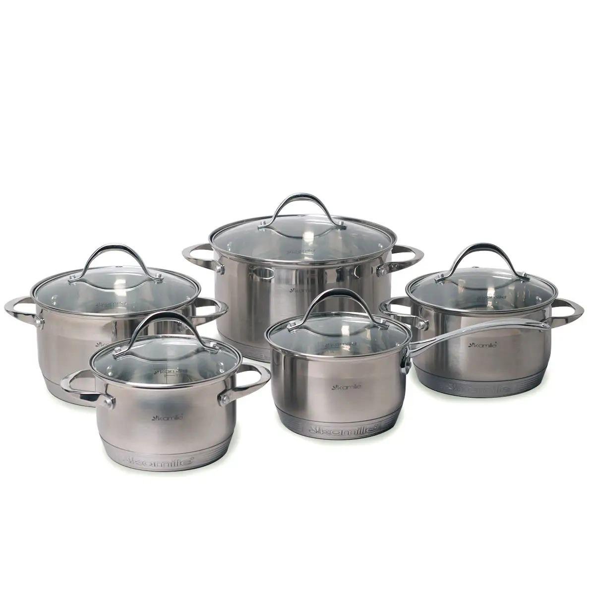 Набор кухонной посуды Kamille KM-4710S 10 пр. (69178)