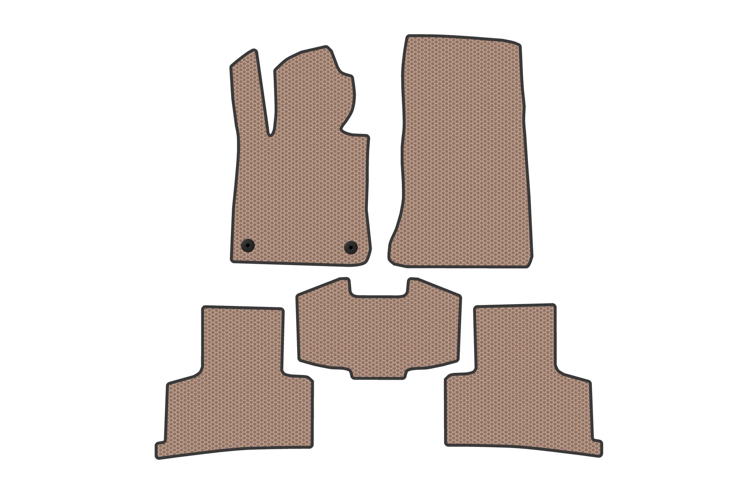 Коврики резиновые Digital Designs Carsuit для Mercedes GLC X254 2022- г. Бежевый (185514)