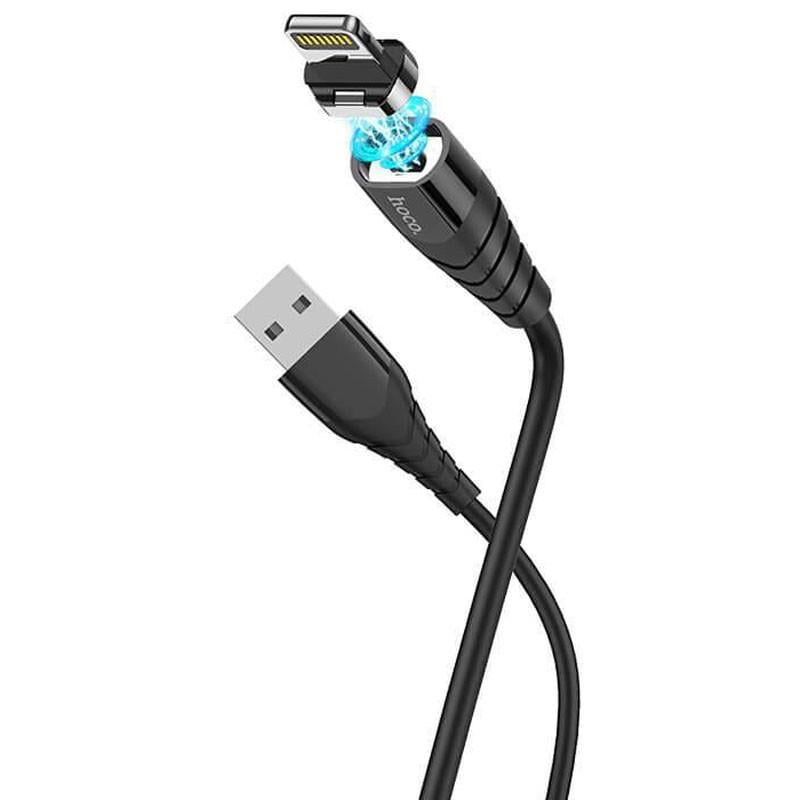 Дата кабель Hoco X63 Racer USB to Lightning 1 м Black - фото 2