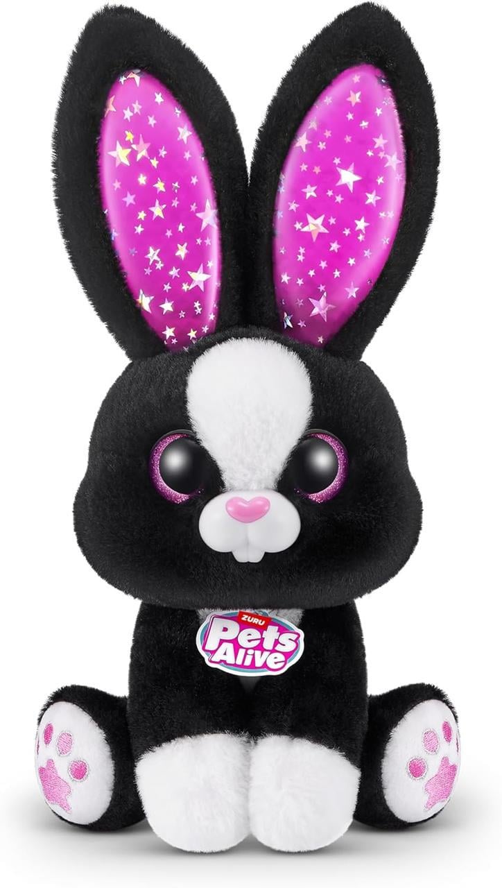 Интерактивная игрушка Zuru Pets Alive Magic Bunnies Sootie Кролик волшебник Черный (9549D) - фото 3 Интерактивная игрушка Zuru Pets Alive Magic Bunnies Sootie Кролик волшебник Черный (9549D) - фото 3
