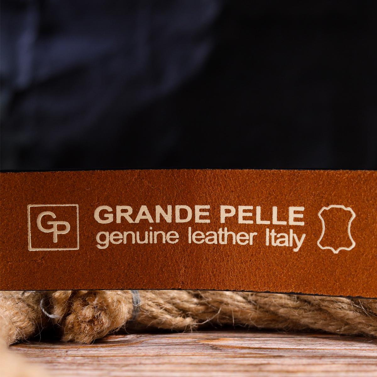 Ремень GRANDE PELLE Leather Belt 21478 из кожи Разноцветный - фото 7