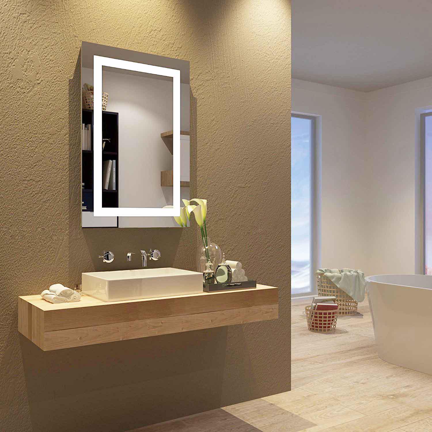 Зеркало Smart House LED Brilon с подсветкой 500х800