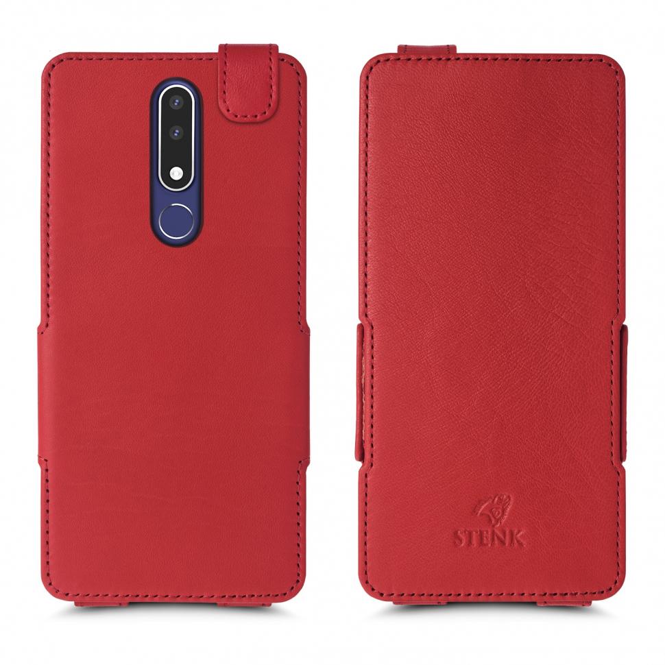 Чехол флип Stenk Prime для Nokia 3.1 Plus Красный (62743)