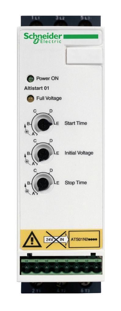 Пристрій плавного пуску Schneider Electric ATS01 3Ф 22А 11 кВт 415В (ATS01N222QN)