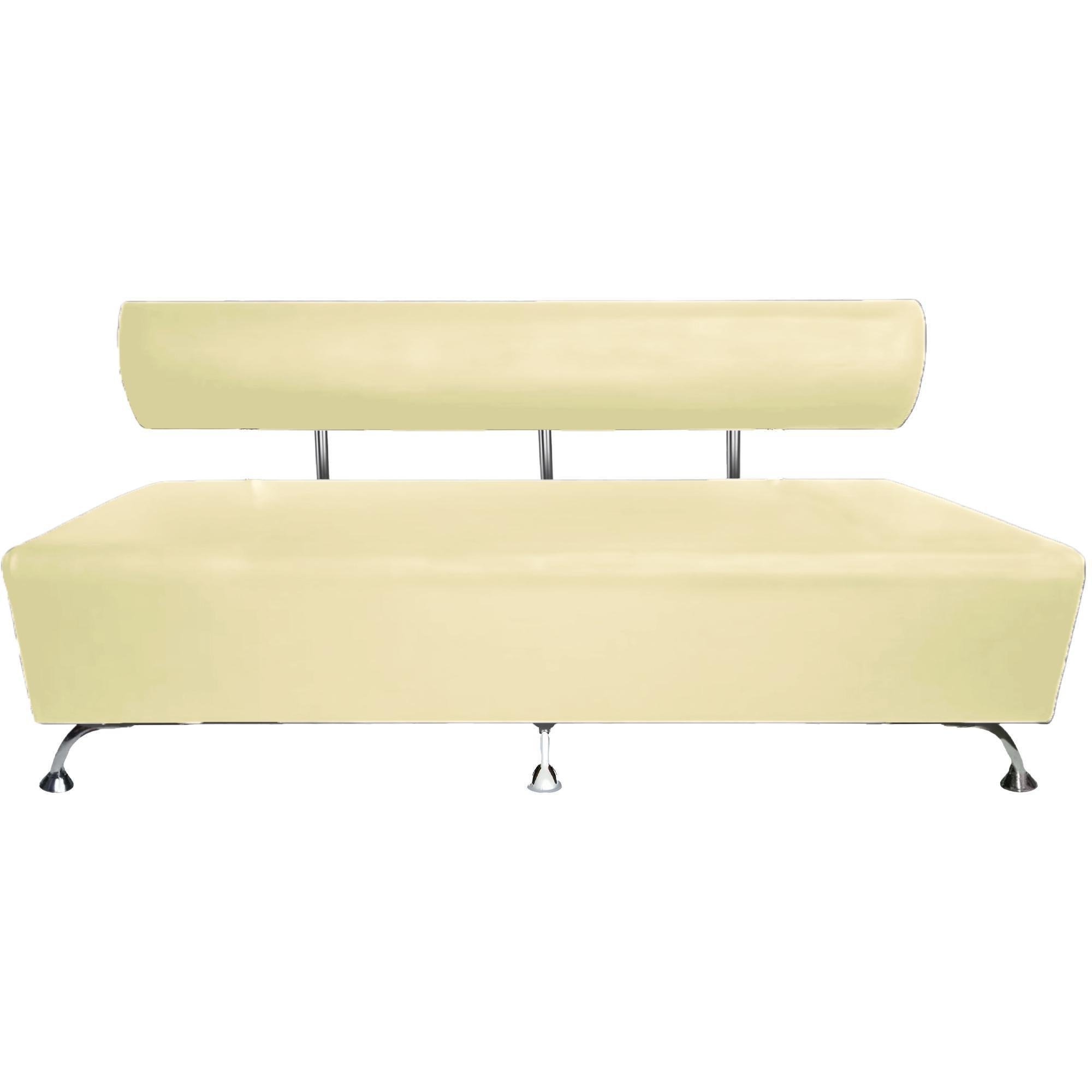 Диван офисный AVVS для ожидания/приемной 200 см с ножками 12 см Бежевый (gnuta-75x200-beige) - фото 2 Диван офисный AVVS для ожидания/приемной 200 см с ножками 12 см Бежевый (gnuta-75x200-beige) - фото 2