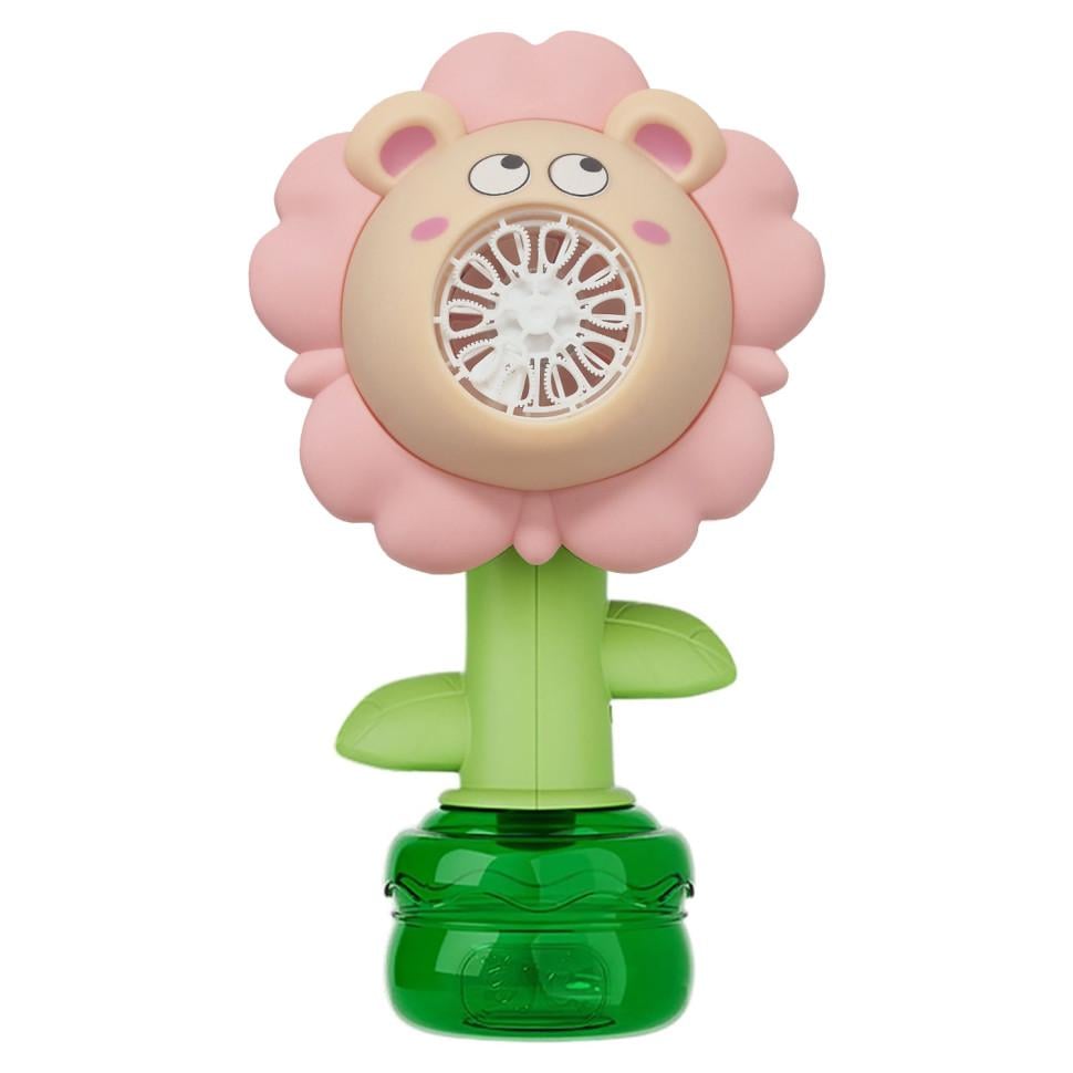 Мыльные пузыри Flower Bubble Machine со светом Розовый (MB-350-B-59) Мыльные пузыри Flower Bubble Machine со светом Розовый (MB-350-B-59)