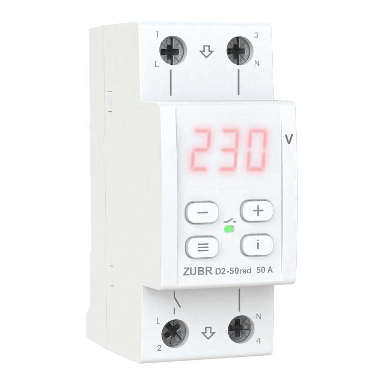 Реле контроля напряжения ZUBR D2-50 50 А