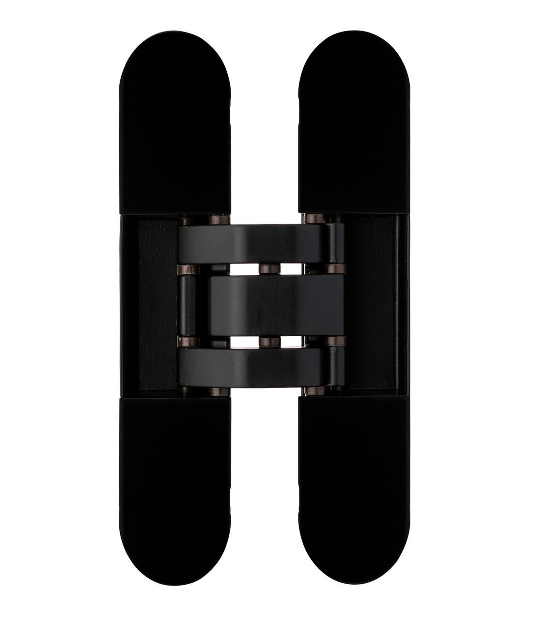 Петля скрытая 3D OTLAV Invisacta IN230 120x23 мм с колпачками Черный (IN2301209N02) Петля скрытая 3D OTLAV Invisacta IN230 120x23 мм с колпачками Черный (IN2301209N02)