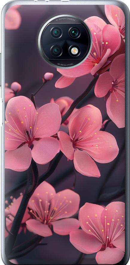 Чехол на Xiaomi Redmi Note 9T Пурпурная сакура (6075u-2261-42517)