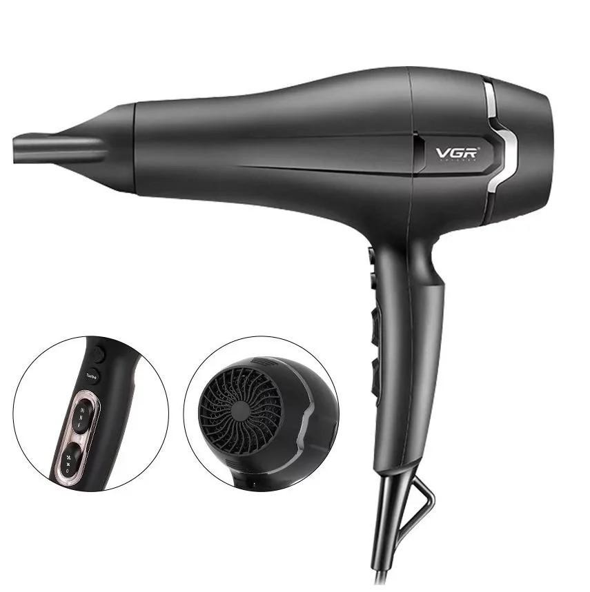 Фен VGR V-450 холодне та гаряче повітря з концентратором 2400W (8832) - фото 8 Фен VGR V-450 холодне та гаряче повітря з концентратором 2400W (8832) - фото 8