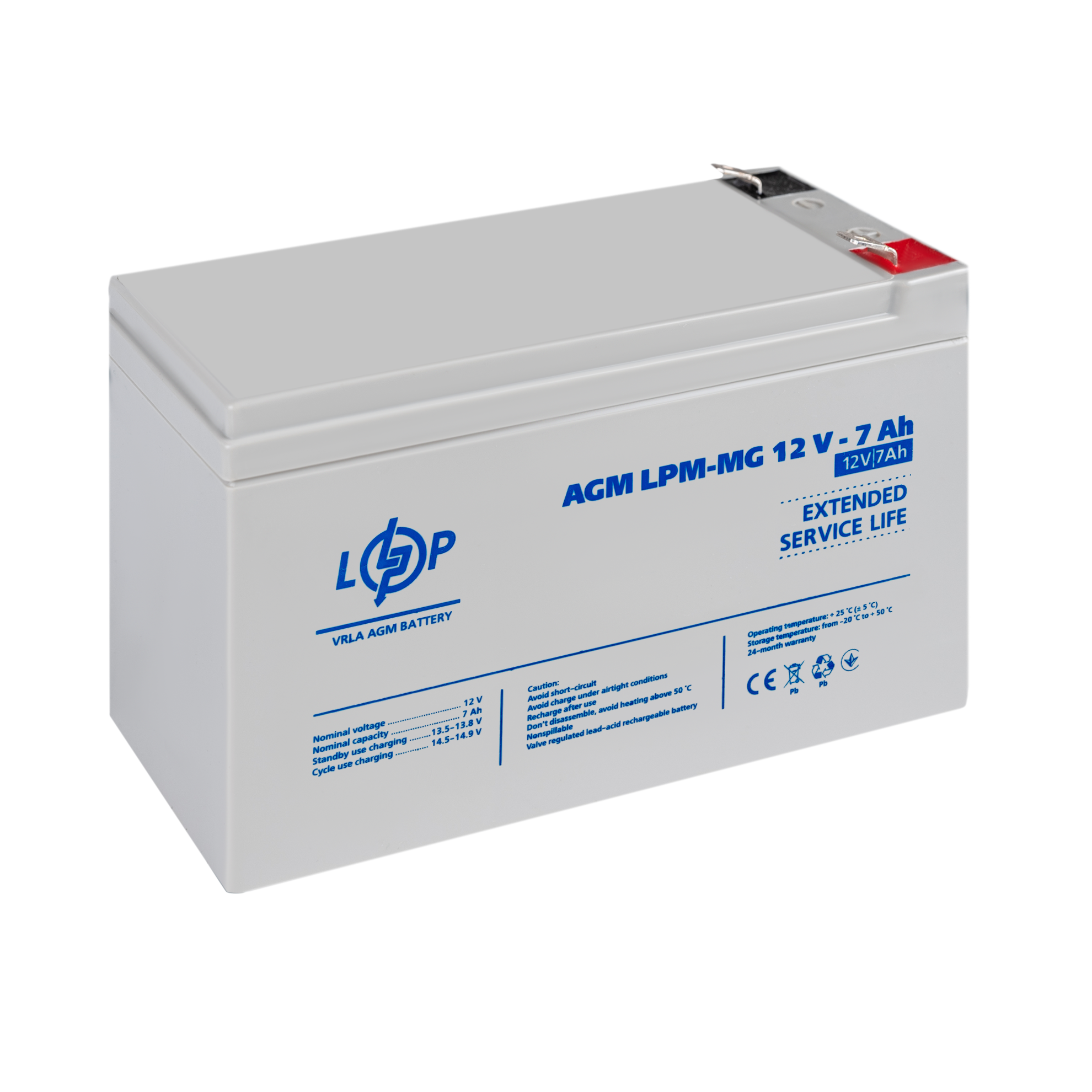 Аккумулятор мультигелевый LPM-MG 12V 7 Ah - фото 3