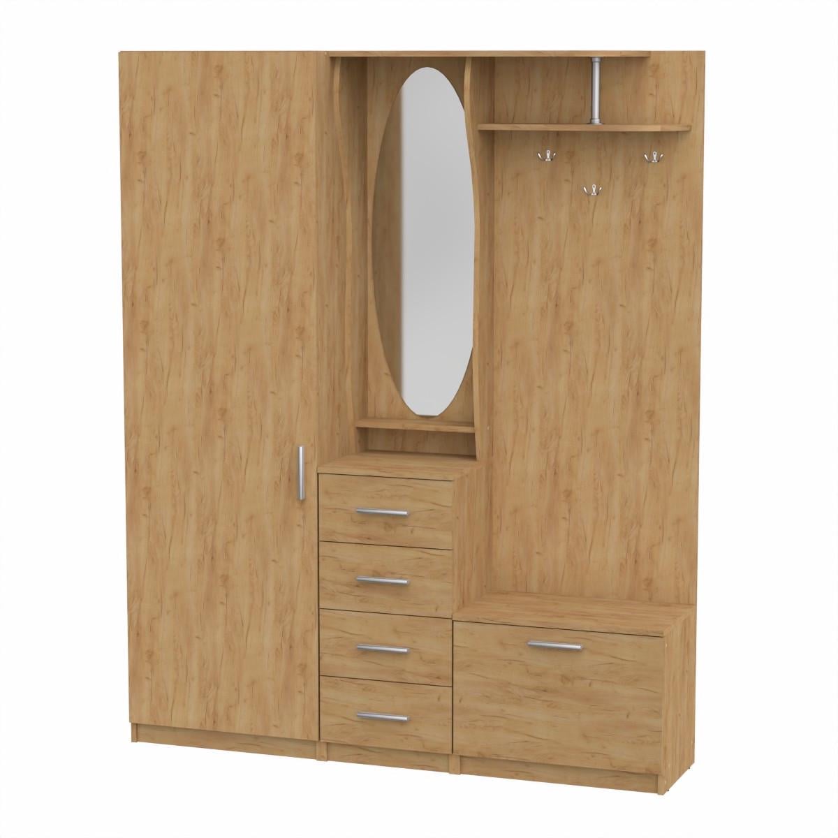 Прихожая Компанит Тамара 160х37,3х200 см Дуб крафт золотой (26620652)