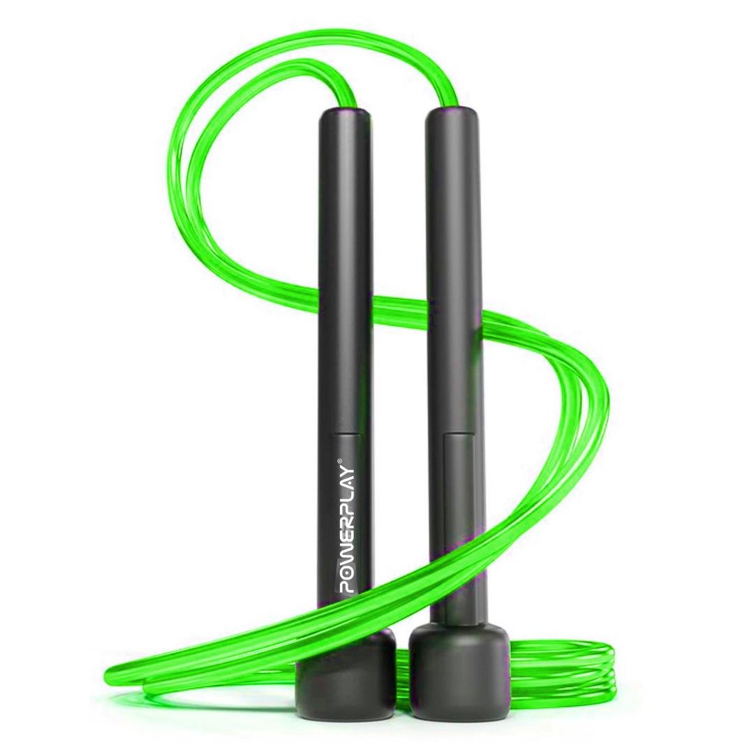 Скакалка PowerPlay 4201 Basic Jump Rope Зелений