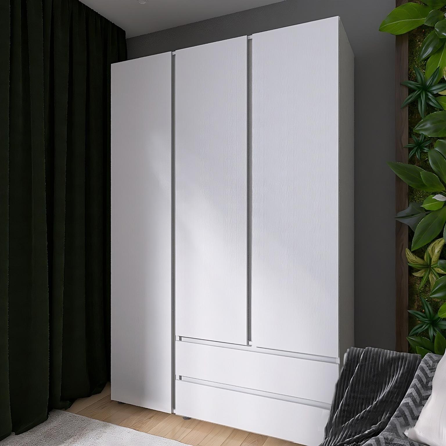 Шкаф Everest Лайт ШЛ-3 1365х500х2080 мм Нимфея альба (11152) - фото 3 Шкаф Everest Лайт ШЛ-3 1365х500х2080 мм Нимфея альба (11152) - фото 3