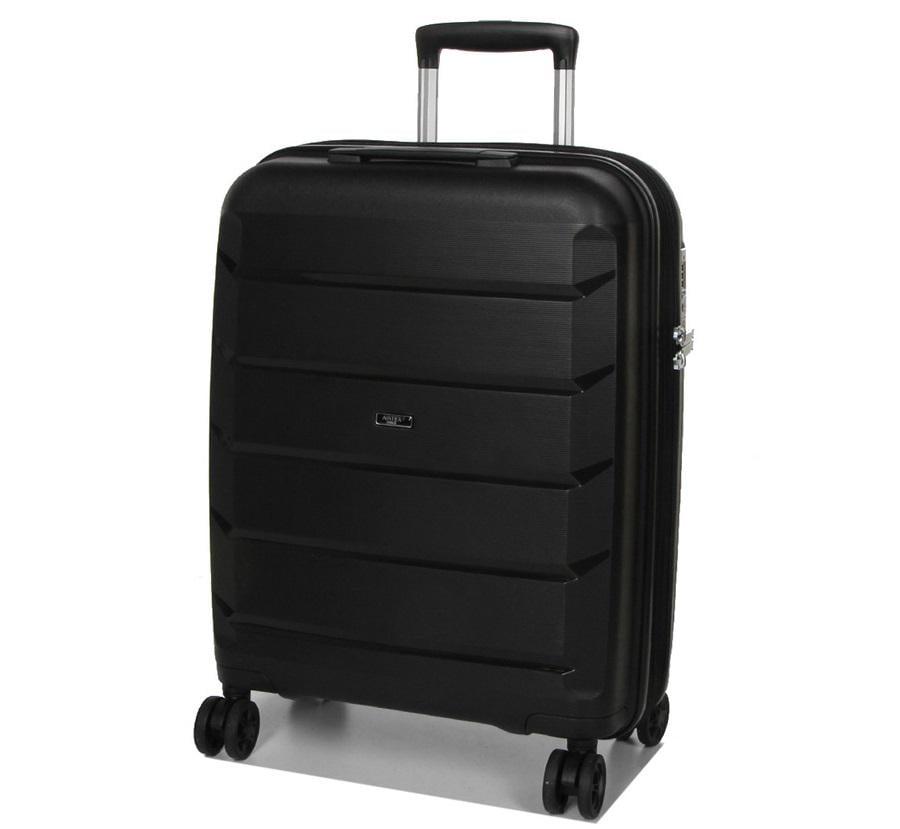 Чемодан маленький полипропилен Airtex 646 S 45 л 55х40х20 см Черный