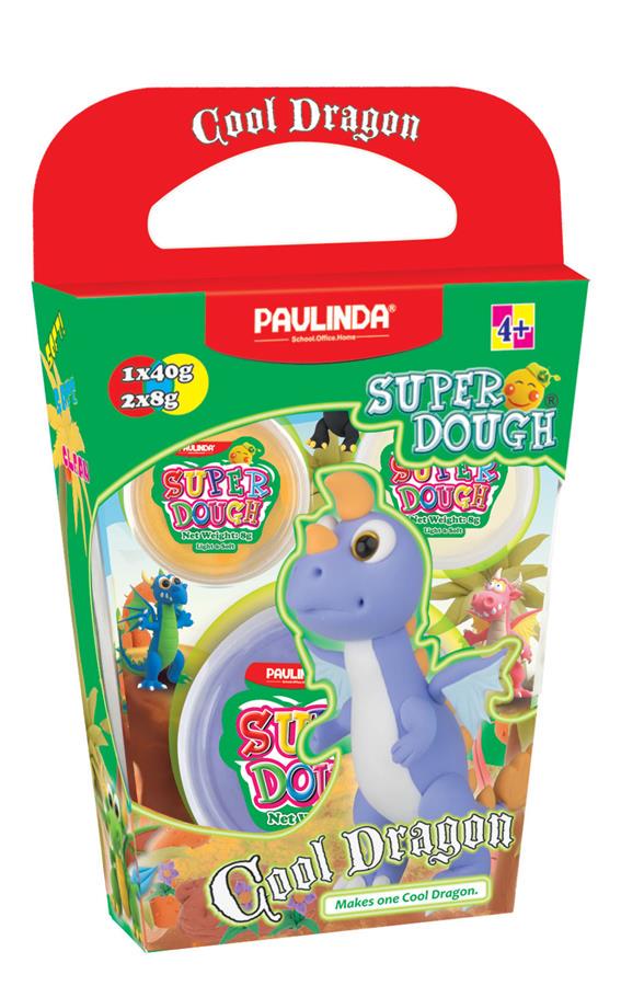 Маса для ліплення Paulinda Super Dough Cool Dragon Фіолетовий (PL-081378-18)