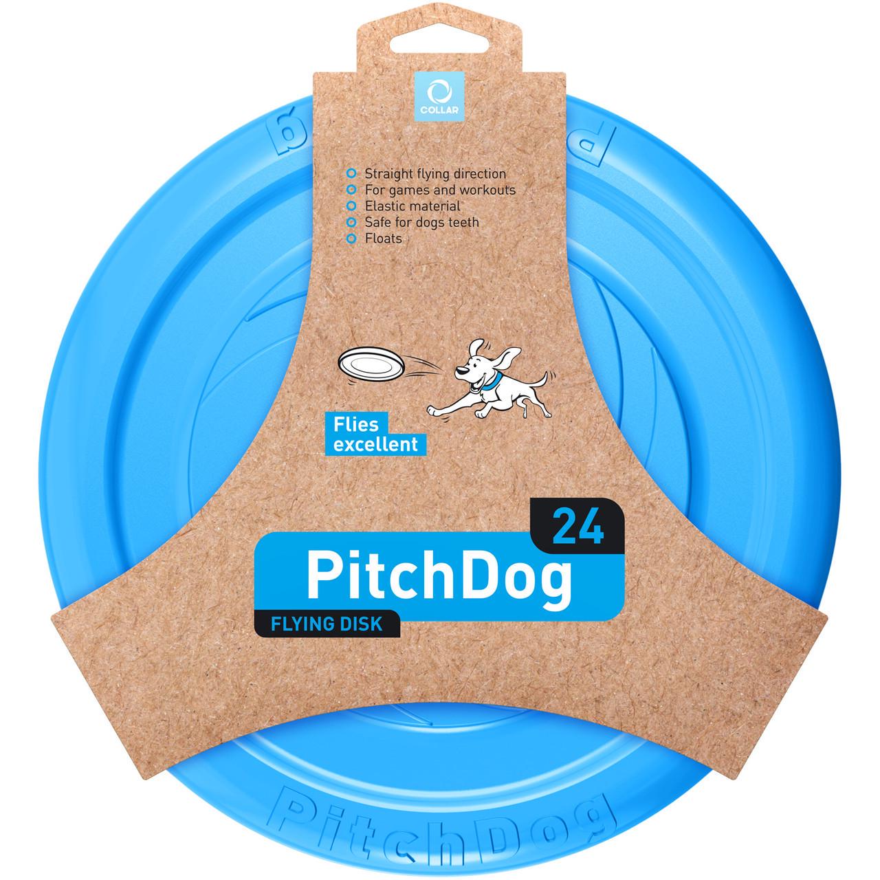 Летающий диск для игр и тренировок PitchDog Голубой (62472)