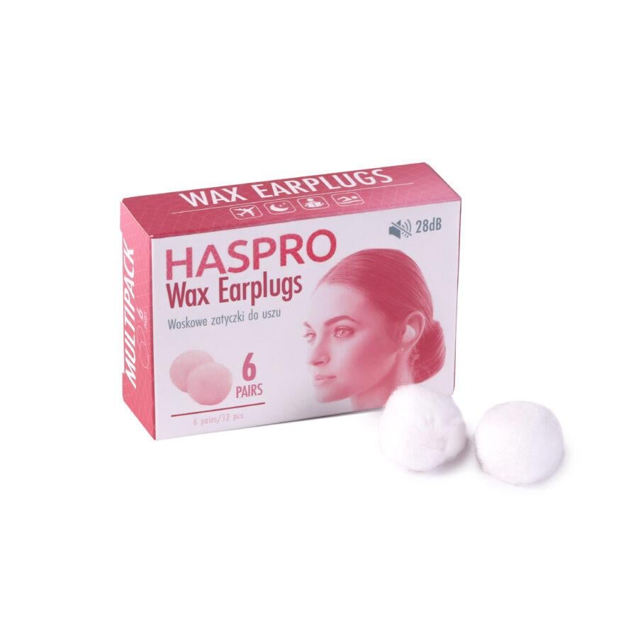 Беруши восковые для сна Haspro Wax 6 пар SNR 28 дБ (2346323032) Беруши восковые для сна Haspro Wax 6 пар SNR 28 дБ (2346323032)