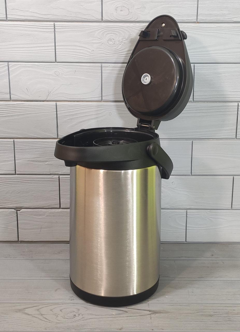 Термос с помповым насосом Stenson MT-0950 из нержавеющей стали 4 л - фото 8 Термос с помповым насосом Stenson MT-0950 из нержавеющей стали 4 л - фото 8