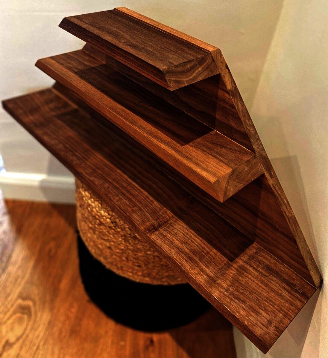 Полка для ванной из дерева Альтмарк Латте (ВНП/012416)