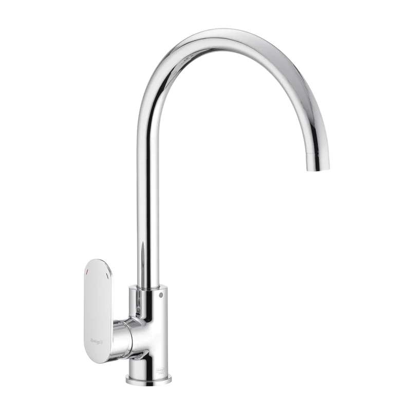 Смеситель для кухни Ibergrif RIVER M14021 из латуни (19229569)