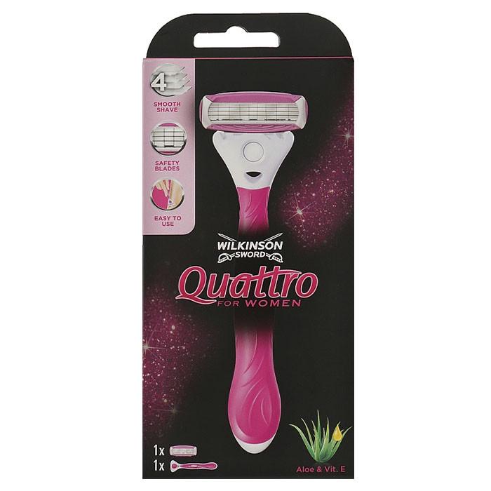 Станок для бритья Wilkinson Quattro For Woman 1 шт. (1711109483)