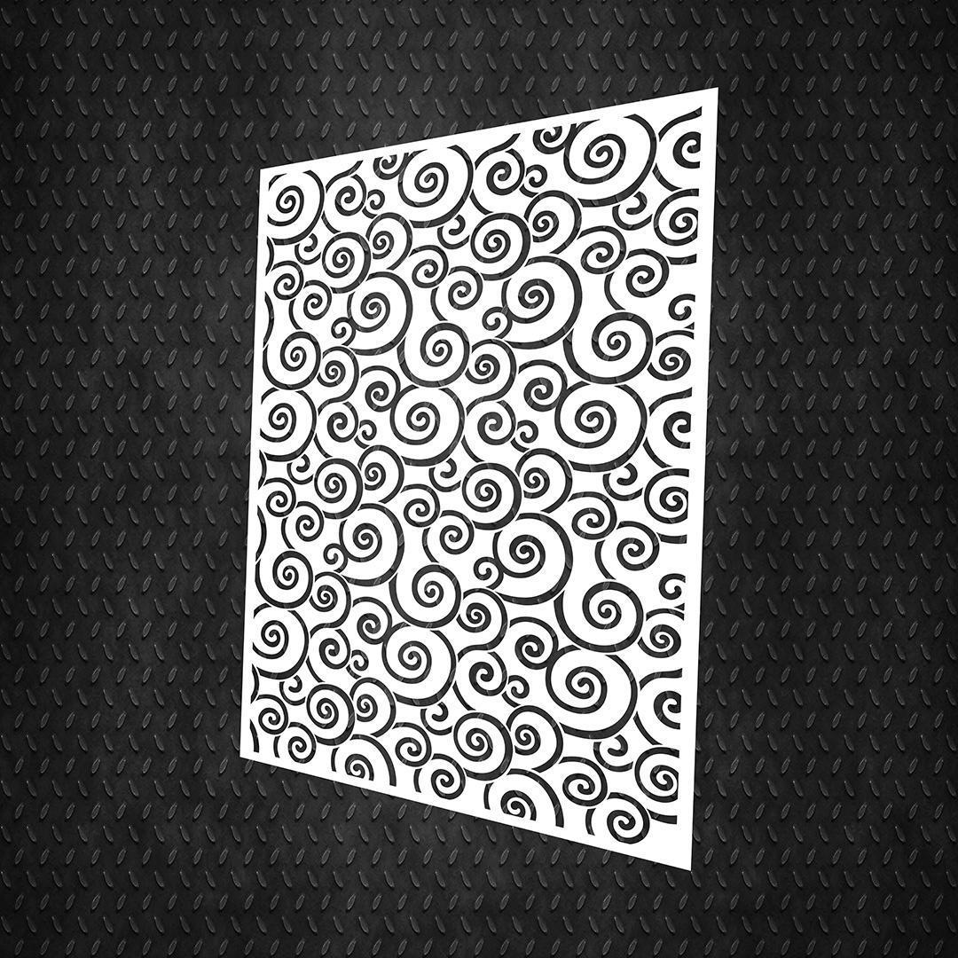 Трафарет многоразовый DFA Восточный узор 46 для штукатурки и краски (V00046)