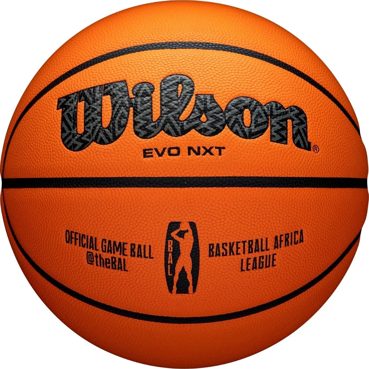 Баскетбольний м'яч Wilson EVO NXT AFRICA LEAGUE р. 7 Помаранчевий (WTB0900XBBA)
