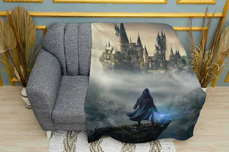 Плед A wizard near Hogwarts Harry Potter плюш однослойный 135х150 см (113780)