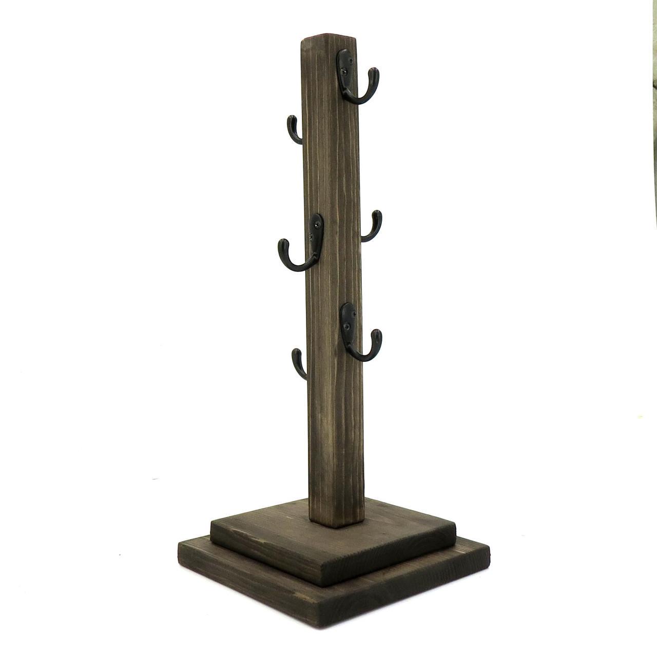 Стійка для чашок з дерева Армавір Мокко (СДК-000810) - фото 4 Стійка для чашок з дерева Армавір Мокко (СДК-000810) - фото 4