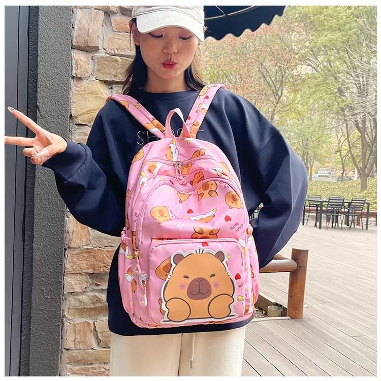 Рюкзак детский Капибара 10496 Розовый (27484929) - фото 7 Рюкзак детский Капибара 10496 Розовый (27484929) - фото 7