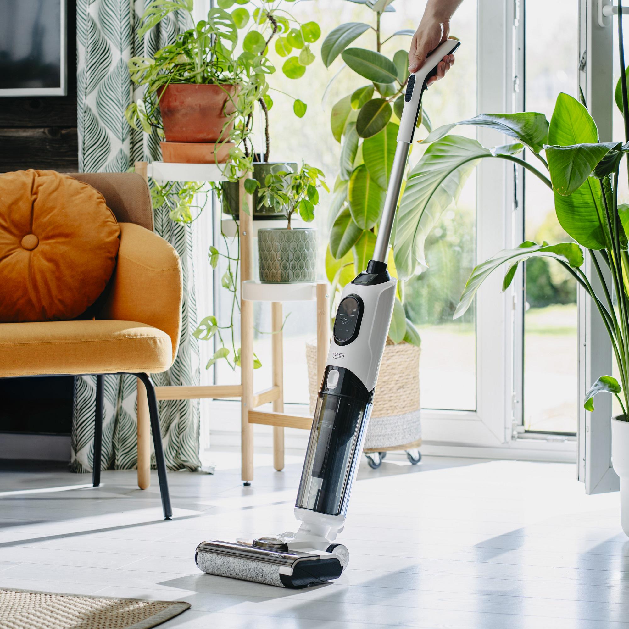 Пилосос акумуляторний Adler 2в1 для сухого та вологого прибирання (AD 7077) - фото 14 Пилосос акумуляторний Adler 2в1 для сухого та вологого прибирання (AD 7077) - фото 14