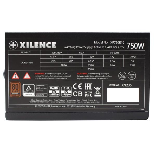 Блок питания Xilence XP750R10 Gaming Series 750W (30359595) - фото 7 Блок питания Xilence XP750R10 Gaming Series 750W (30359595) - фото 7