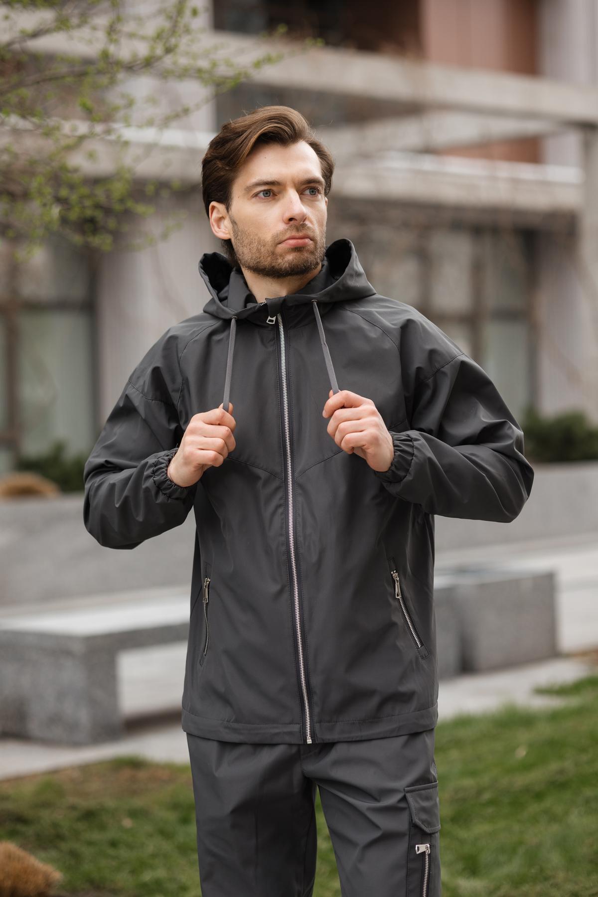 Костюм чоловічий Viter плащівка XXXL Графіт (1618227087/2/6) - фото 5