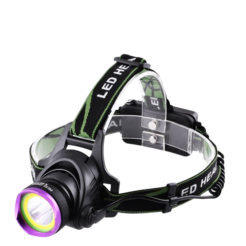 Фонарь налобный 8003-T6/COB Black (5108)